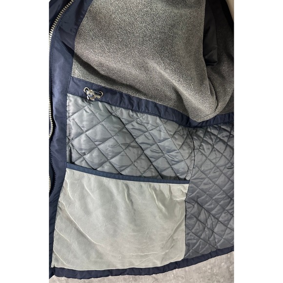 Lands End Women's Dark Blue Hooded SQUALL Coat sz XL or an 18 (15862) - Picture 10 of 15